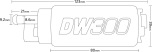Deatschwerks DW300 in-tank fuel pump