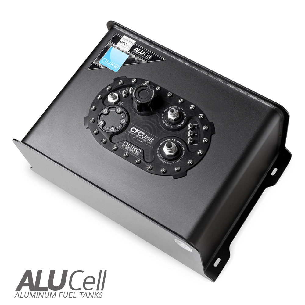 Aluminum Fuel Cell with integrated surge tank and fuel pump