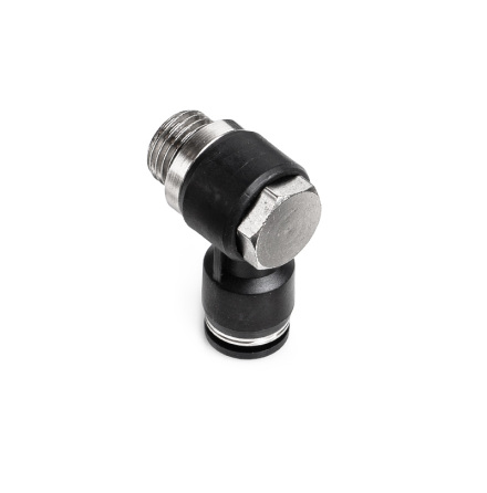 1/4 BSPP Pneufit Banjo Quick Connect to 8 mm tubing