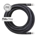 Black Nylon PTFE Stainless Braided Fuel Hose AN-6