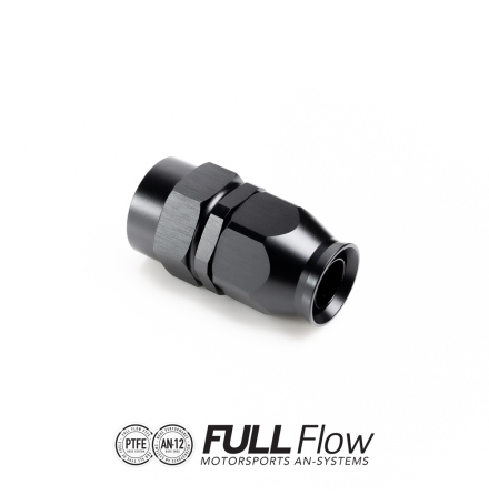 Full Flow PTFE Hose End Fitting Straight AN-12