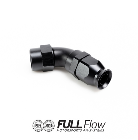 Full Flow PTFE Hose End Fitting 60 Degree AN-10