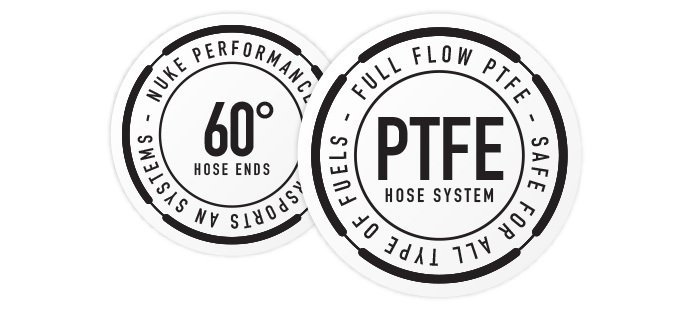 60 Degree Full Flow PTFE Hose End Fittings