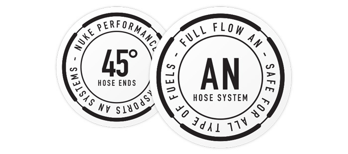 45 Degree Full Flow AN Hose End Fittings