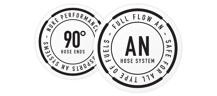 90 Degree Full Flow AN Hose End Fittings