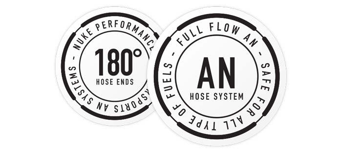 180 Degree Full Flow AN Hose End Fittings