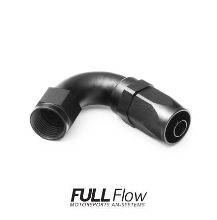 Full Flow AN Hose End Fitting 120 Degree AN-6