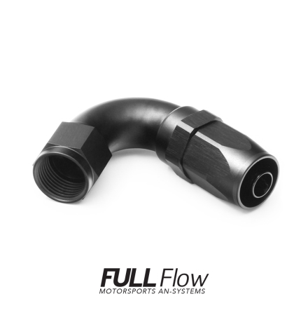 Full Flow AN Hose End Fitting 120 Degree AN-8