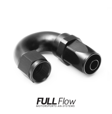 Full Flow AN Hose End Fitting 180 Degree AN-10