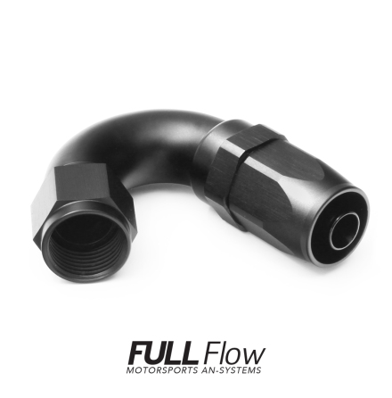 Full Flow AN Hose End Fitting 150 Degree AN-12