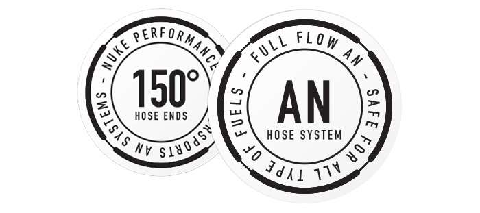 150 Degree Full Flow AN Hose End Fittings