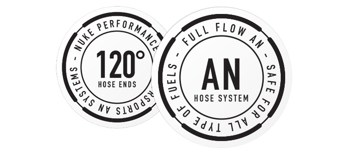 120 Degree Full Flow AN Hose End Fittings