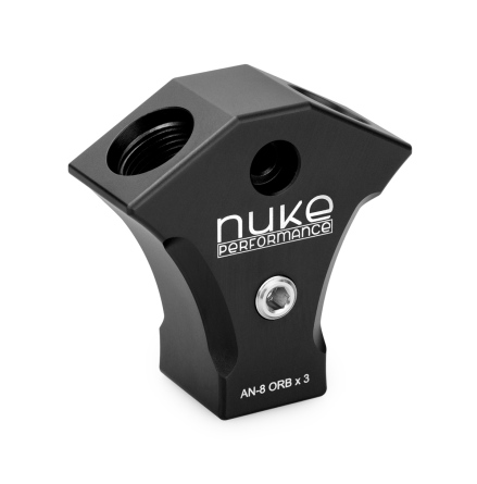 Y-Block Adapter Fitting, AN-8 ORB (3x)
