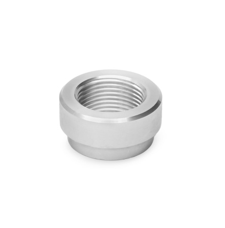 Metric Female Weld Bungs, Aluminum