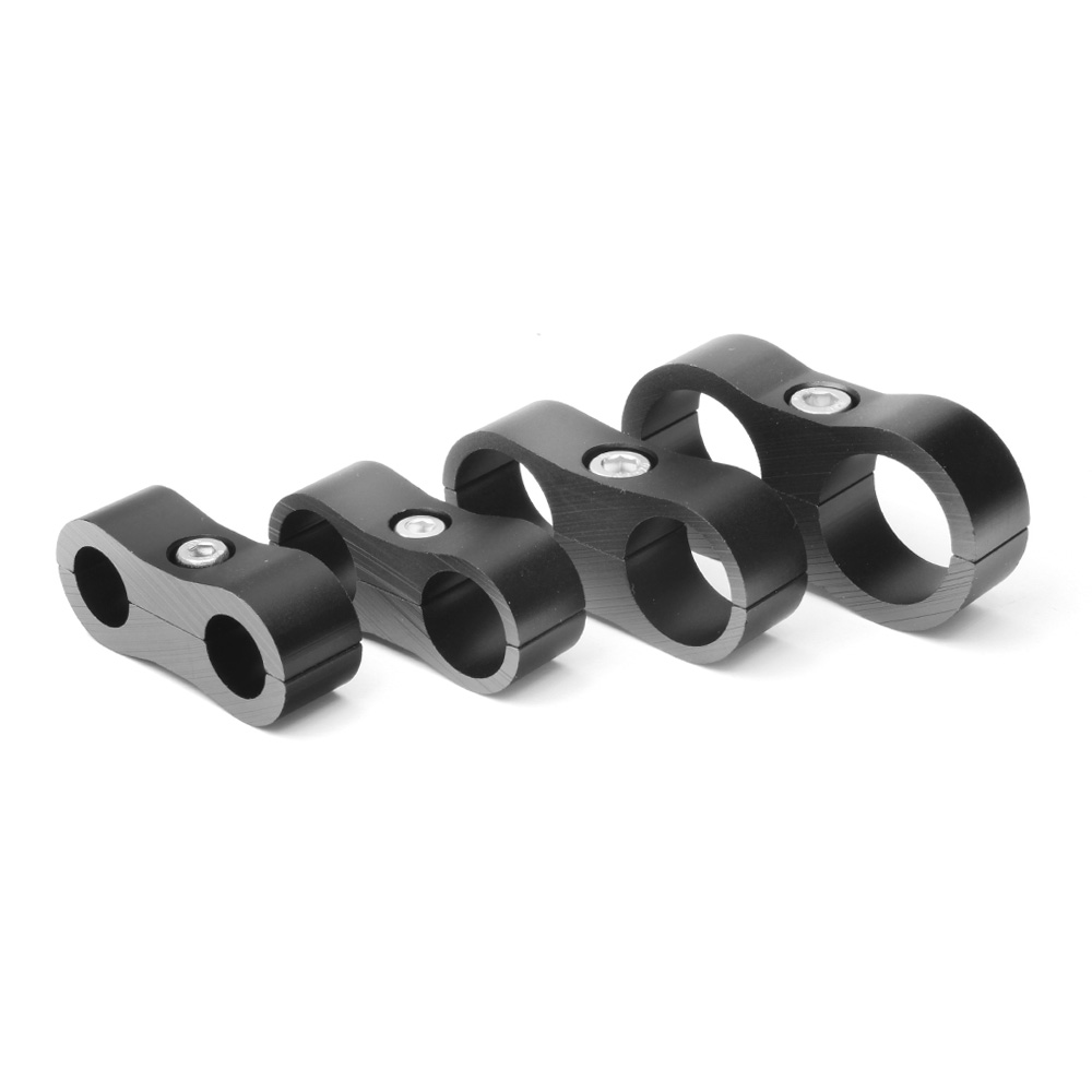 Billet Aluminum Fuel Hose Separators For PTFE Fuel Hose